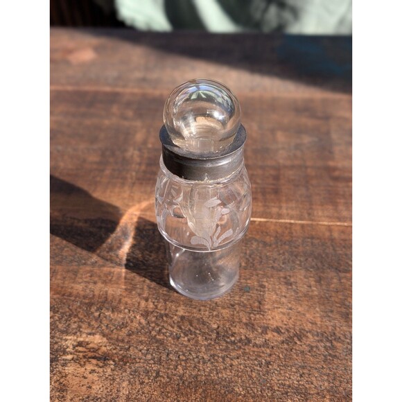 Antique Victorian Silverplate 7-piece Rotating Condiments Cruet Set w/Stoppers - Picture 14 of 16